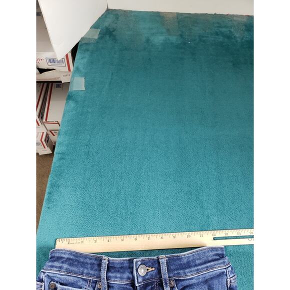 American Eagle Jeans Size 2 Womens Blue Stretch High Rise Boho Flared Wide Leg - Picture 10 of 14